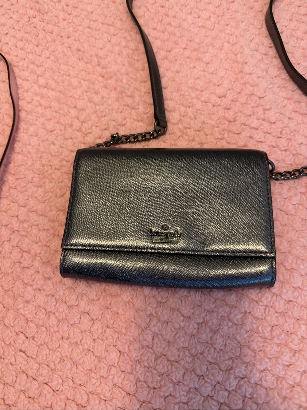 Kate Spade Black Crossbody Purse | Wallet Style Bag